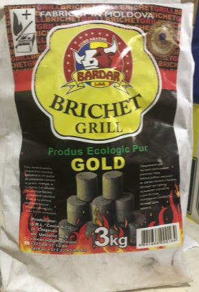 68984, Уголь древесный брикетированный GOLD 3 кг