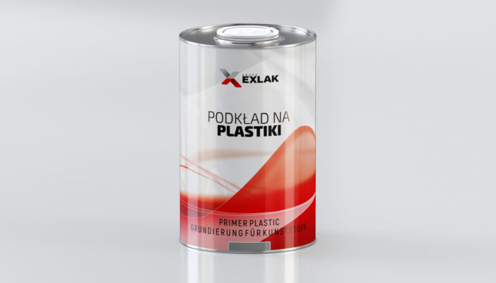PRIMER PLASTIC 0.5l, Грунт по пластику 1K 0.5L